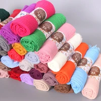 piain wrinkle wrap cotton viscose long shawl scarf women crinkle hijab shawl muslim head hijab scarf wholesale