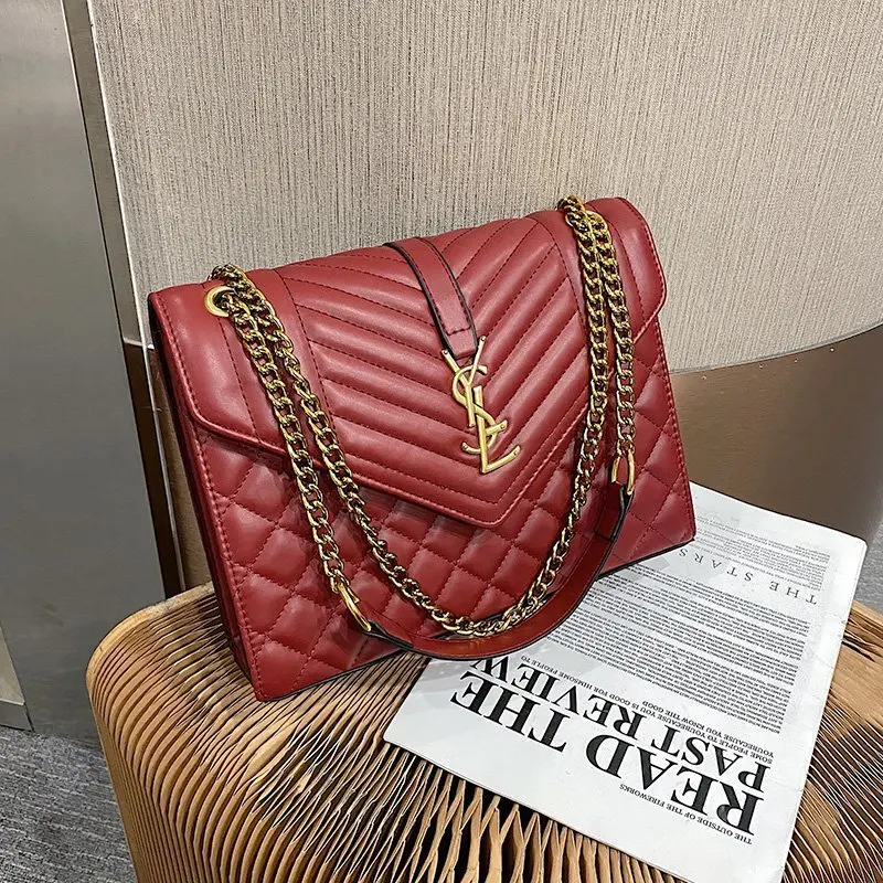 

Women's Bag New 2020 New Ringer Small Fragrance Hundred Net Red One-shoulder Bag Under The Purses and Handbags