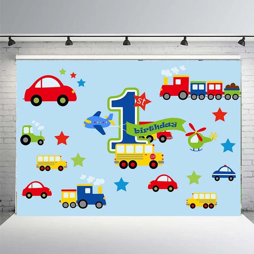 Фон для фотосъемки новорожденных день рождения вечевечерние НКА Мультяшные