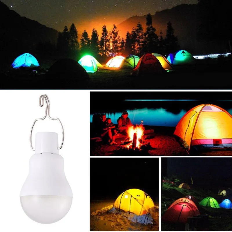 2 шт. 20 Вт Солнечный свет перезаряжаемый светодиодный лампочка лампа солнечная