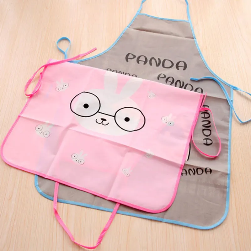 Мультяшный милый водонепроницаемый кухонный утварь Женский фартук для готовки