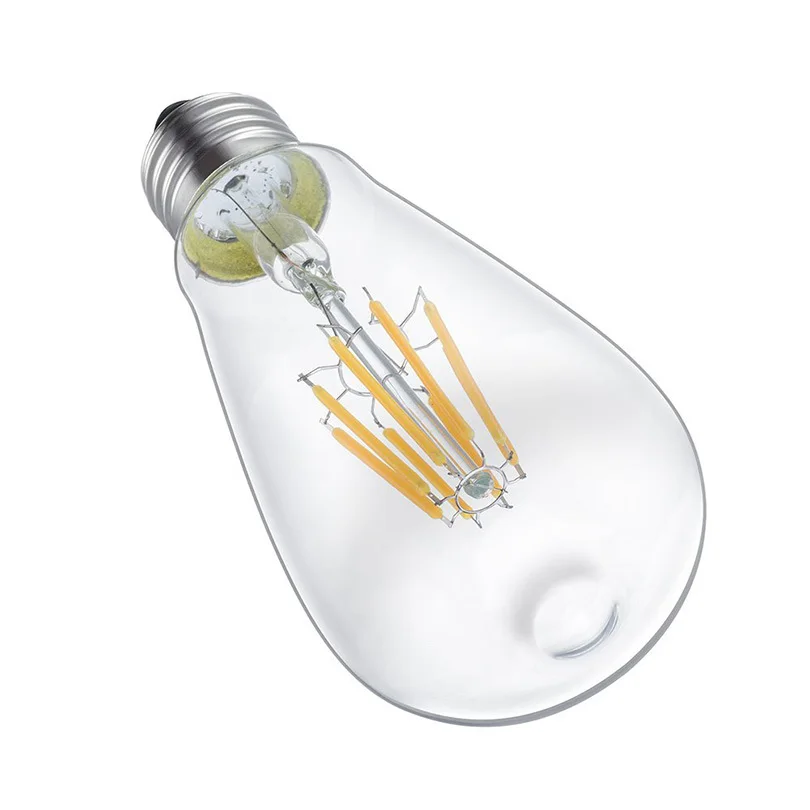 Светодиодная лампа в стиле ретро стандартная антикварная декоративная St64 E27 4 Вт 6