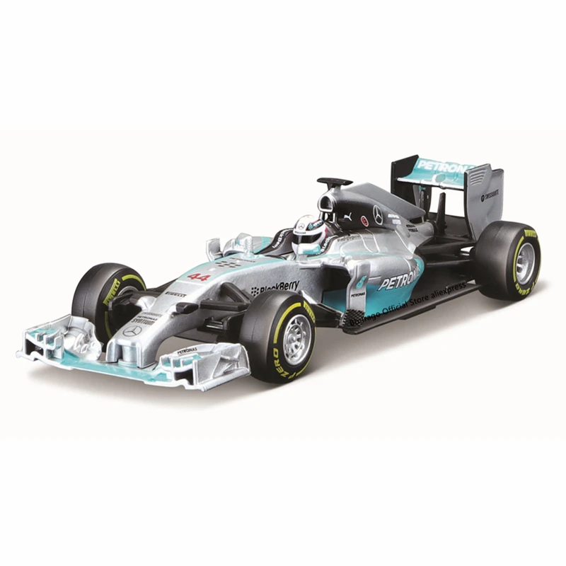 

Bburago Mercedes AMG Petronas F1 W05 Hybryd 2014 die-cast formula vehicle in 1/32 scale #44 Car model Collecting gift toys