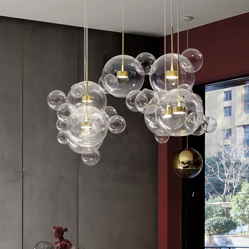 Подвесные светильники в скандинавском стиле простые креативные