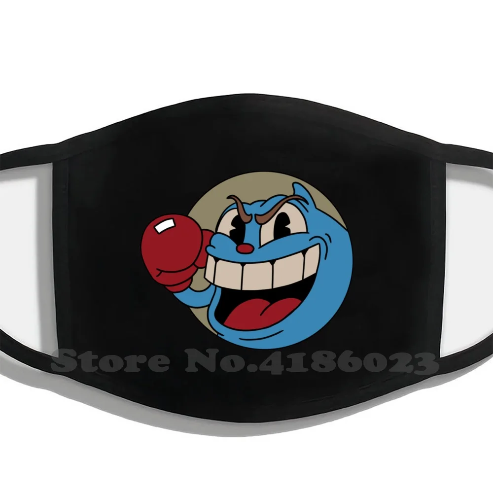 

Cuphead : Goopy Le Grande Funny Cool Cotton Face Mask Video Games Gaming Simple Cute Cuphead Nintendo Xbox Switch Colorful