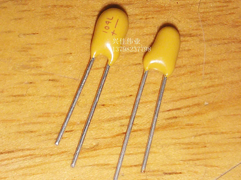 

Original 20pcs/ 35V0.1UF 104L 2.54MM Tantalum Capacitor