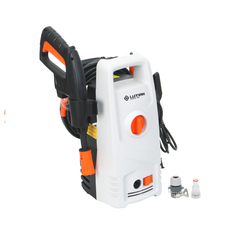  Мойка высокого давления LUTIAN 1400 Вт для автомобилей, мойка высокого давления бар с насосом, пеногенератор, индукционный мотор 