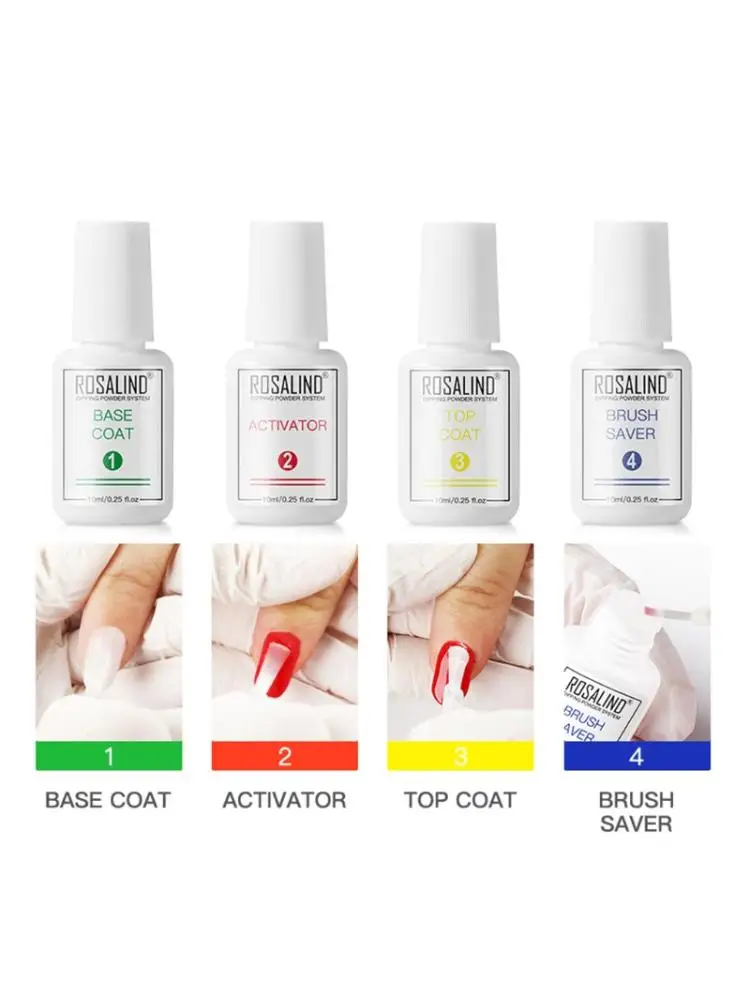 Поднос для ногтей кисть нанесения пудры набор Dip французский Блестящий