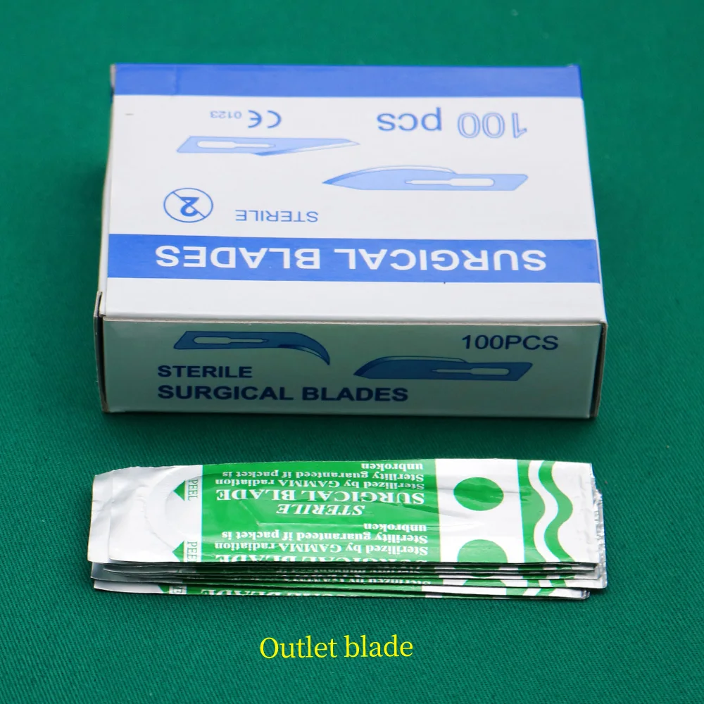 Пакет для подтяжки бровей с двойным веком хирургическое лезвие удаления швов 11 #15