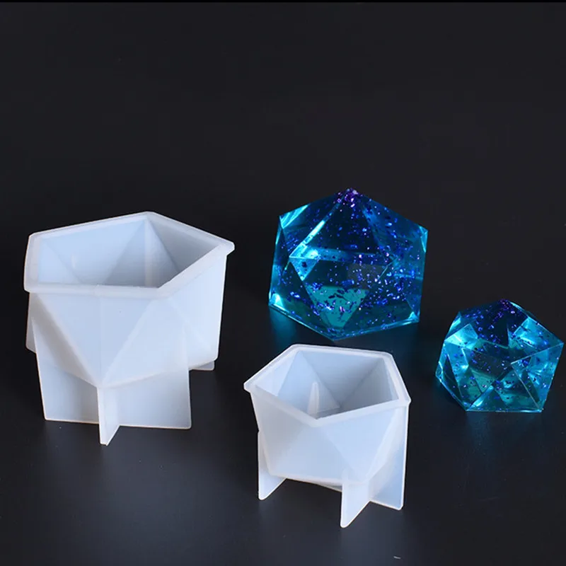 Пятиугольной пирамиды силиконовые формы 3D в виде геометрических фигур плесень