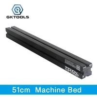 gktools 51cm extra long machine bed aluminum alloy mini lathes long dock used for diy mini lathe z001 z001b