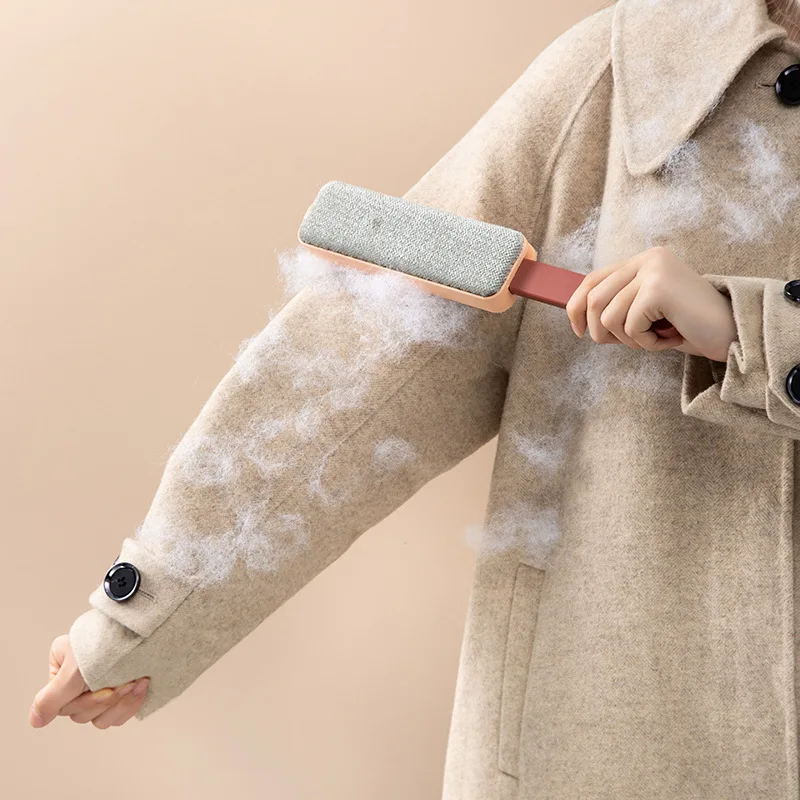 

Clothes Electrostatic Hair Removal Brush Artifact Pet Clothes Hair Removal Brush Stick Hair Device Coat Folding Double-sided