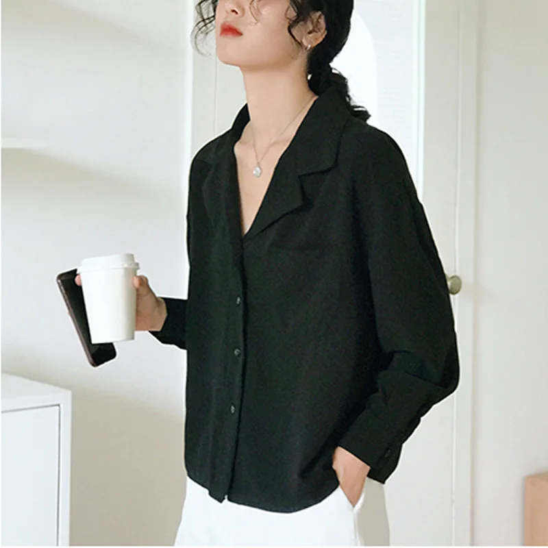 Весенне-осенние женские топы и блузки blusas mujer de moda 2021 женская блузка шифон длинные