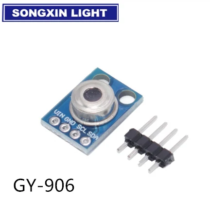 1pcs GY-906 MLX90614 MLX90614ESF non-contact Infrared Temperature Sensor Module IIC Interface IR Compatible | Электронные