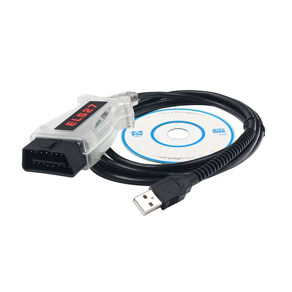 Новейший Диагностический кабель V2.3.8 ELS27 FORScan OBD2 зеленая печатная плата PIC24HJ128GP + FTDI