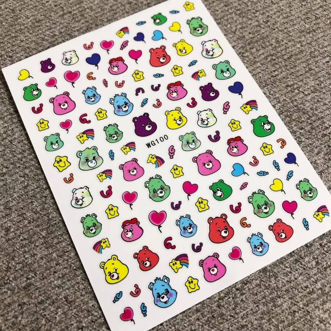 

Cartoon Bear 3D Back glue Nail decal Nail sticker Nail decoration Nail art Nail tool Nail ornament HL102