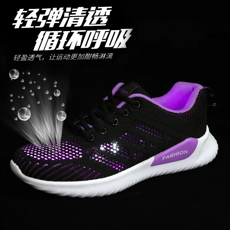 Tenis Feminino 2021 Sneakers Women Tennis Shoes Fashion Breathable Casual Walking Woman Sneakers Lace-Up Lightweight Tenis Shoe