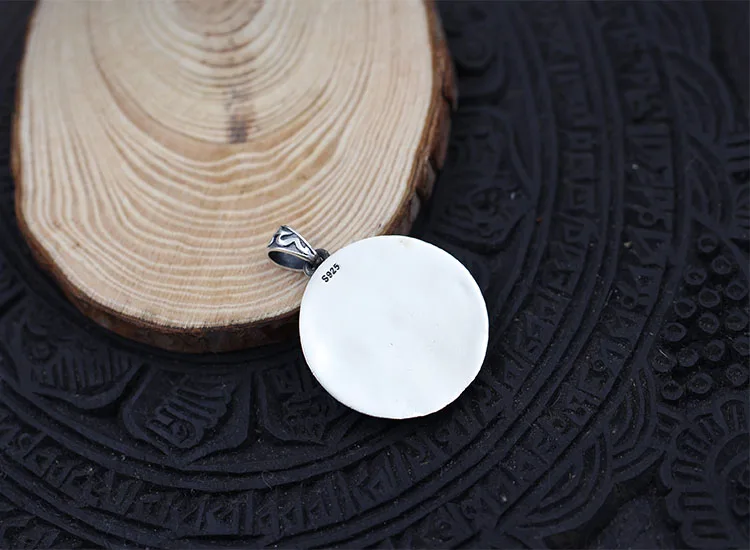 Парная Подвеска из серебра S925 пробы в классическом ретро стиле подвеска форме