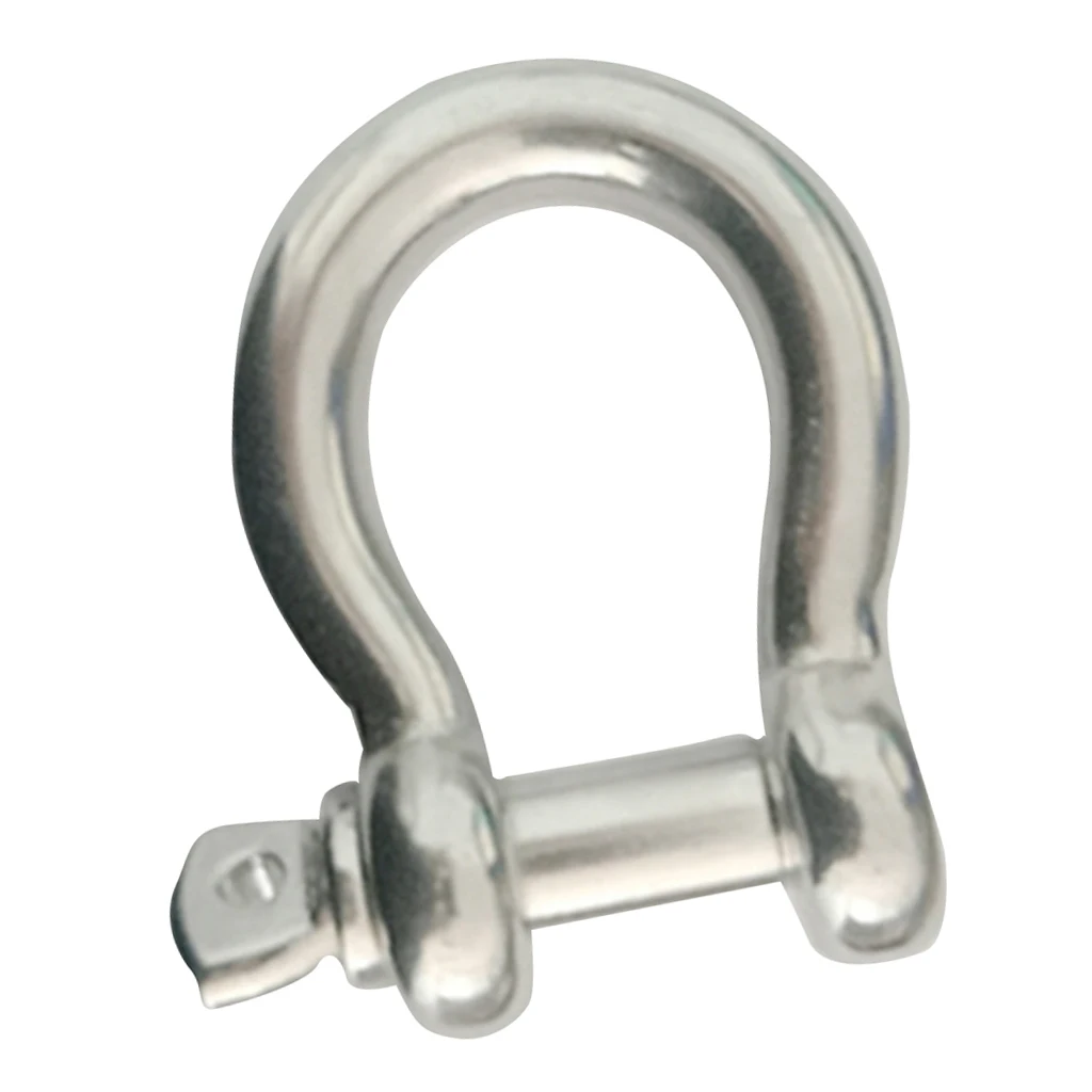 

304 Stainless Steel D Bow Shackle Pin Joint Connect Anchor Buckle, 1inch