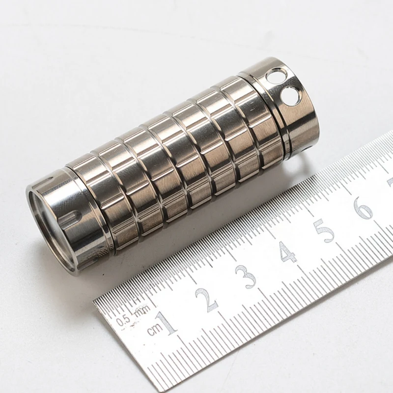 

Outdoor Portable Tools Titanium Alloy Seals Bottle Waterproof Canister Medicine Bottles Capsule Pill Tank EDC First Aid Supplies