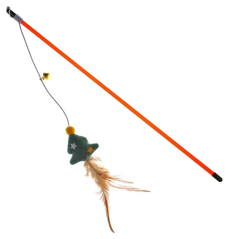 

1 шт. Рождественский колокольчик, игрушка для кошек, домашних животных, Рождественский колокольчик, серия, забавный кот, рок