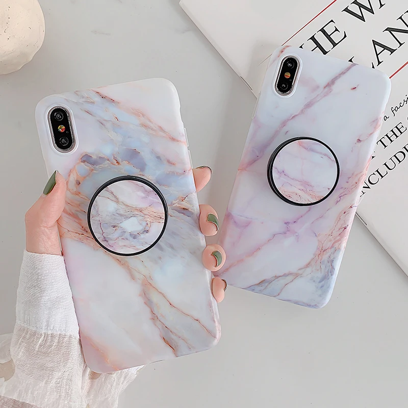 Чехол-накладка для Huawei P40 P30 Lite P20 Pro Mate 20 Nova 3E 4E из мягкого силикона с подставкой |