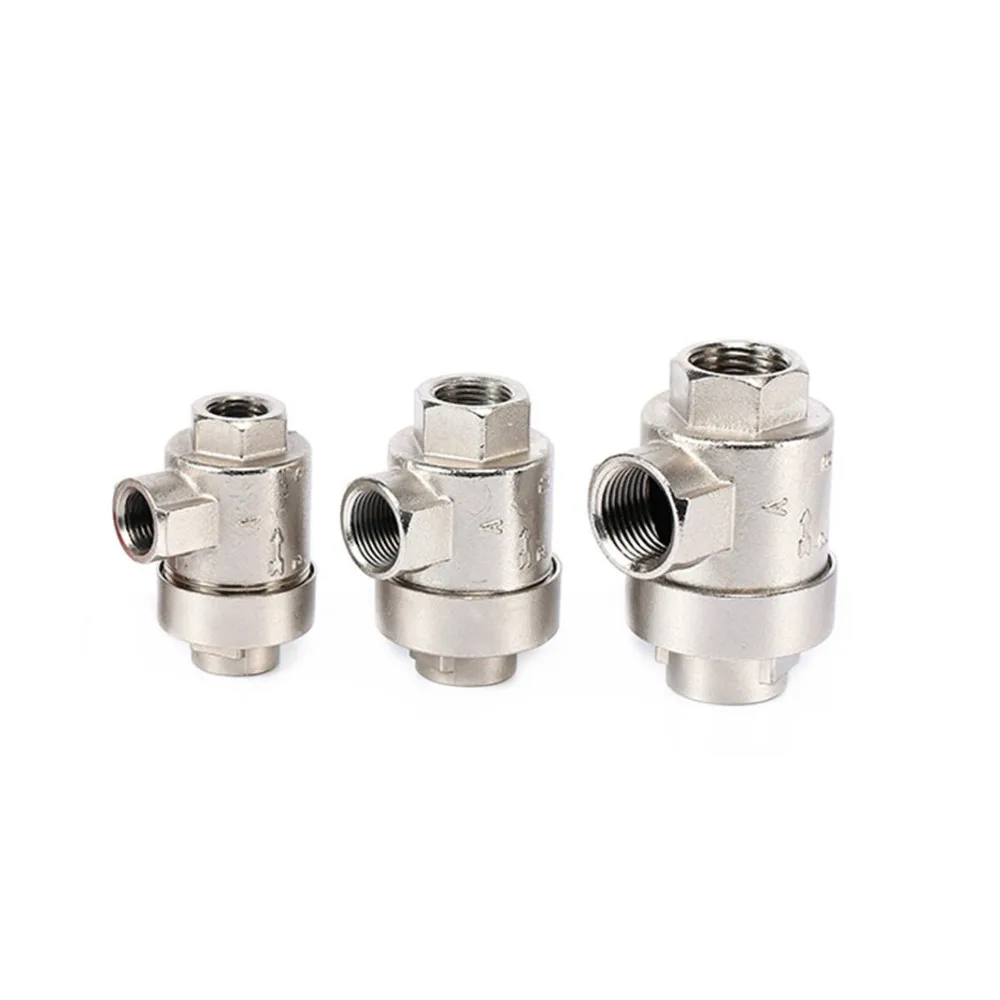 Пневматический односторонний латунный клапан быстрого выпуска воздуха BQE-01/02/03/04