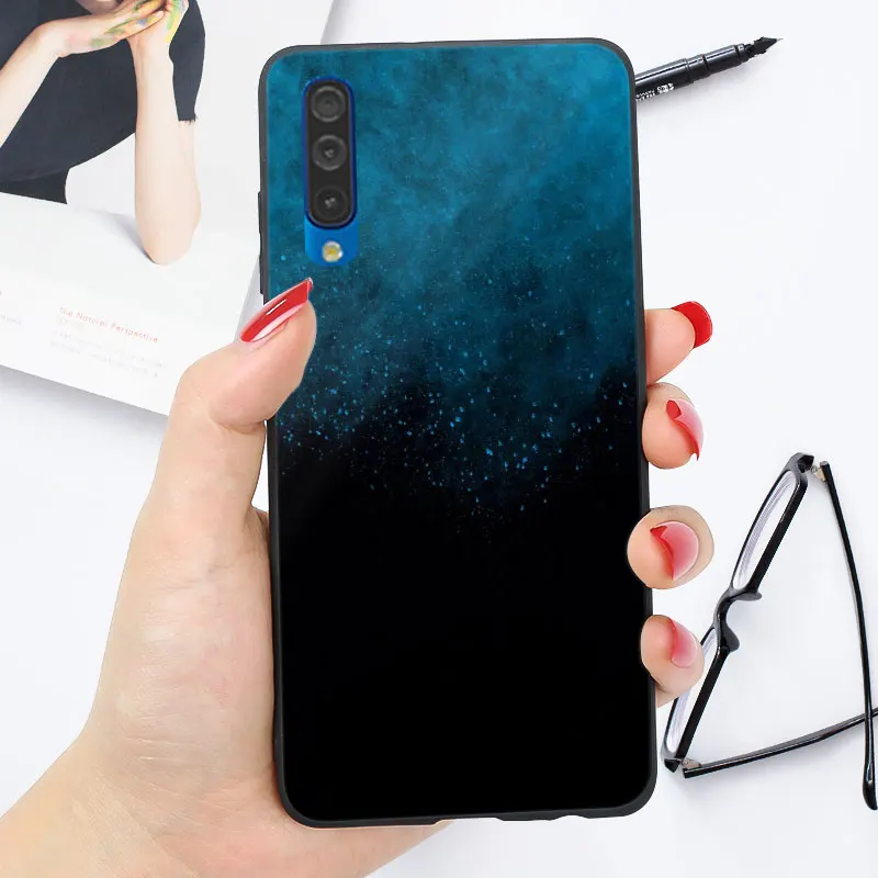 OO3 Чехол для samsung A50 A10 A20 A20e A30 A40 A70 чехол силиконовый мягкий чехол Яркий глянцевый чехол - Цвет: OO3