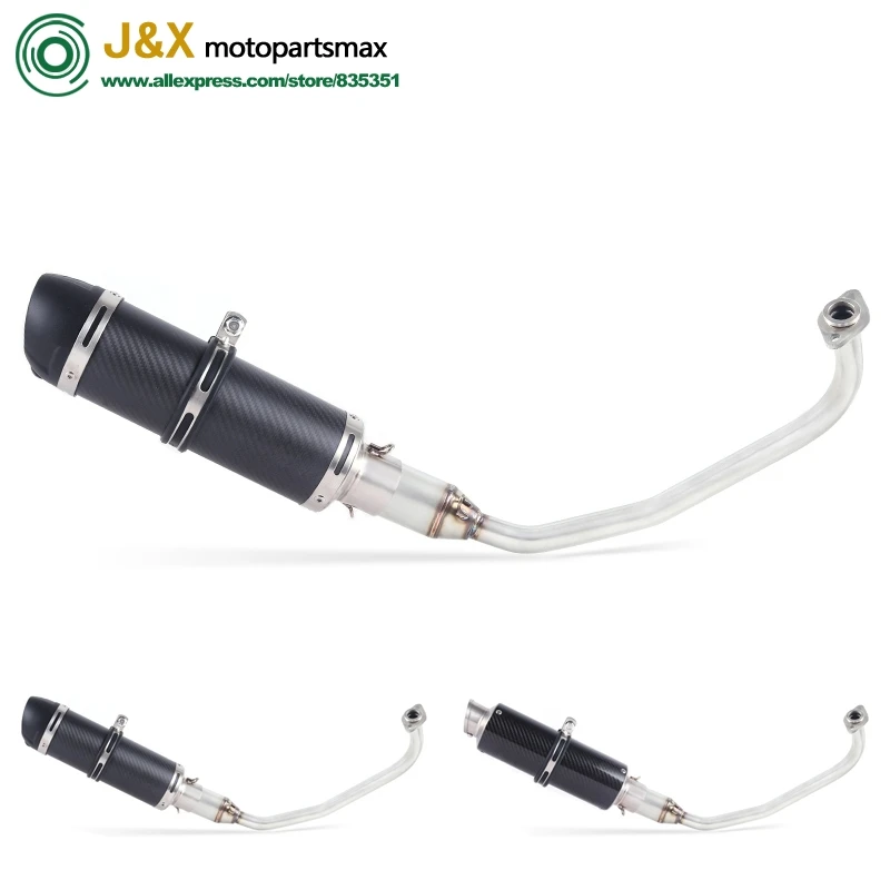 

Для honda PCX125 PCX150 PCX 125 150 мотоцикл скутер глушитель полная система Модифицированная средняя звеньевая труба без шнуровки Escape