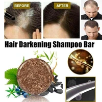 hair darkening shampoo bar anti dandruff cleansing soap shampoo unisex adults home hair care jan88