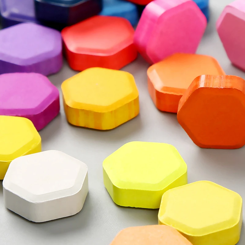 Набор акварельных красок 36 цветов студенческий граффити ручная роспись