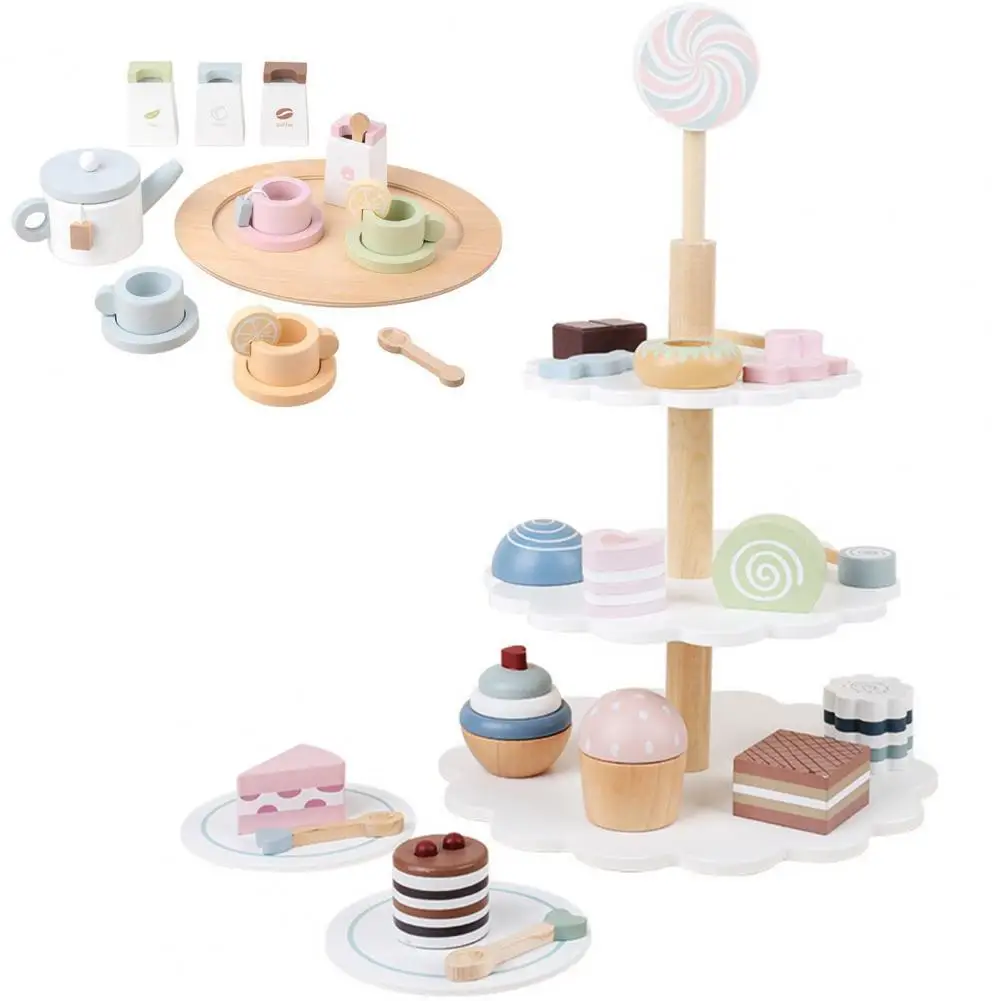 

Конструктор-подставка для кексов, красивая развивающая легкая игрушка, аксессуары для послеобеденного чая, строительный блок для обучения