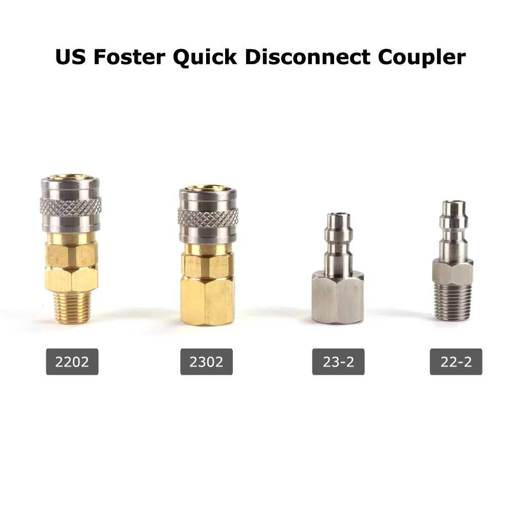 New Foster Quick Disconnect Coupler Stainless Steel Male Plu