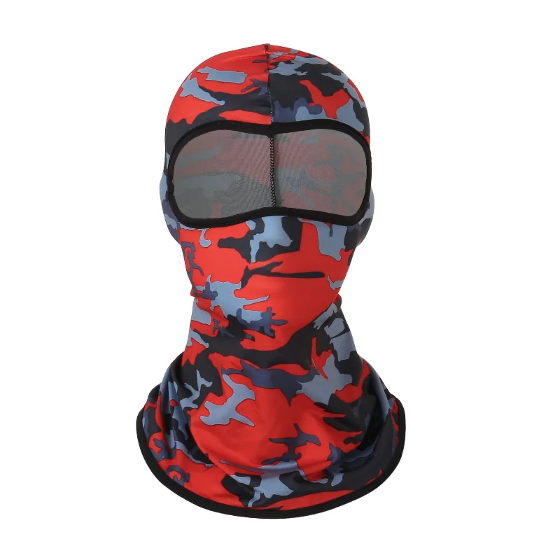 

Summer Outdoor Sports Riding Headgear Ice Silk Sunscreen Mask Bicycle Motorcycle Windproof Dustproof Masked Hood Face Shield