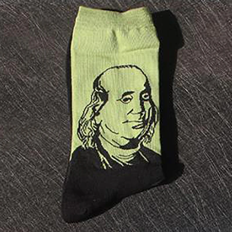 Мужские длинные хлопковые носки в стиле ретро | Мужская одежда