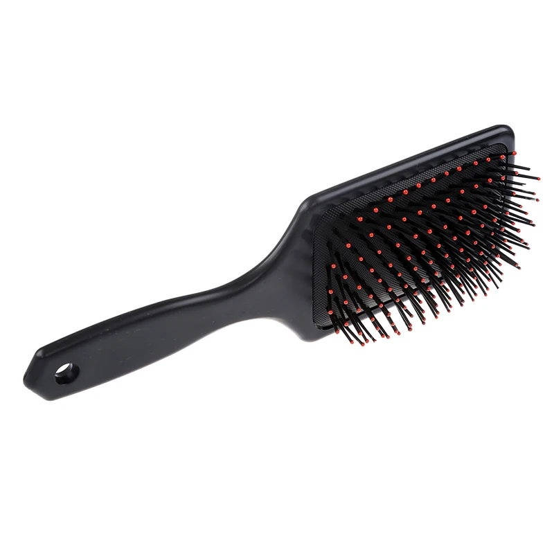 

Large massage with brush for straight or curly hair Black Handle Head