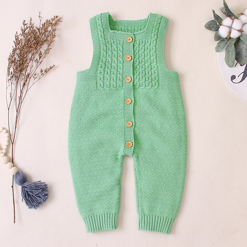 Детские комбинезоны Осень Рукава без рукавов новорожденных девочек комбинезоны на вырост одежды из трикотажа для детей игровые костюмы мягкие малышей мальчиков.