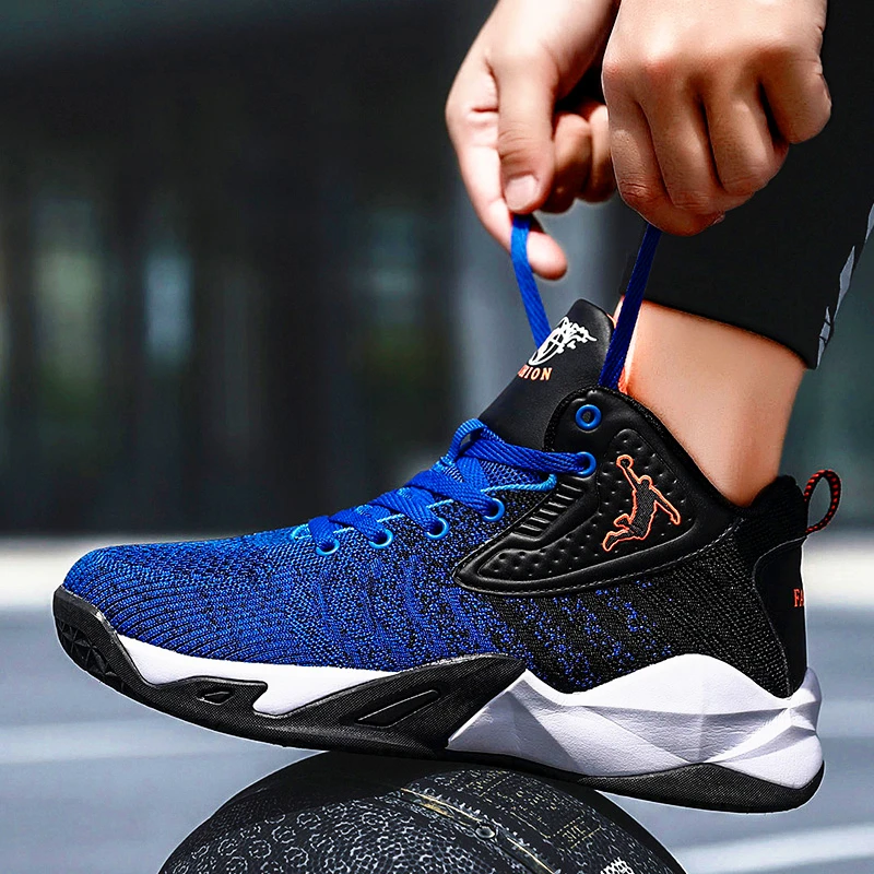 

New Superstar Mens Basketball Shoes Air Cushion Basketball Sneakers Women Breathable Anti-skid Outdoor Sports Shoes