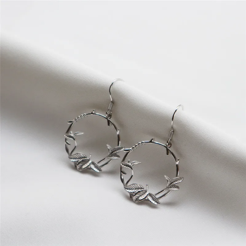 RUIYI реальные 925 стерлингового серебра с милыми цветами браслеты подвесками