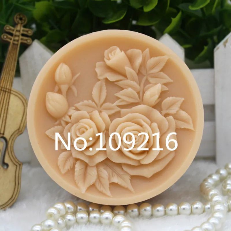 

Новый продукт! 1 шт. цветы (zx316) пищевого силикона ручной работы мыло формы поделки DIY прессформы