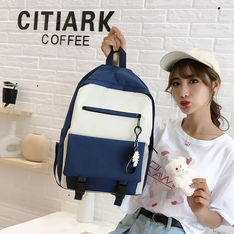 

waterproof Kawaii School Bags Teenage Girls travel Backpack Women laptop Bookbags Student School back bag Female Teen Schoobag