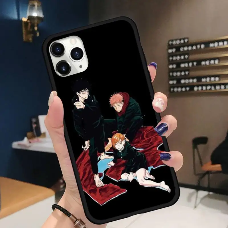 

Anime Cartoon Jujutsu Kaisen horror Phone Case for iPhone 11 12 pro XS MAX 8 7 6 6S Plus X 5S SE 2020 XR