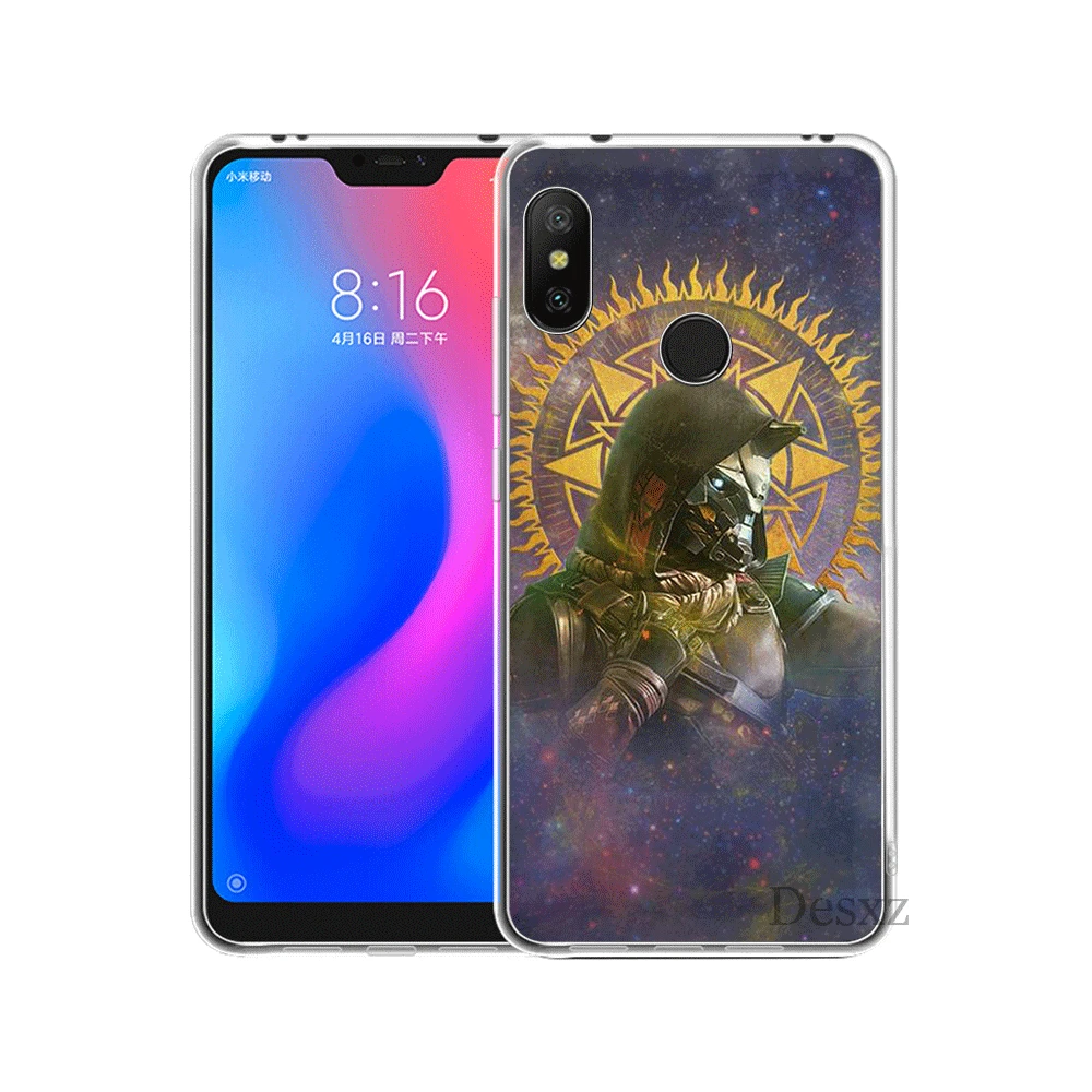 Силиконовый Мобильный чехол для телефона для Xiaomi Redmi GO 7 S2 4A 4X5 5A плюс 6 6A Pro крышка Destiny 2