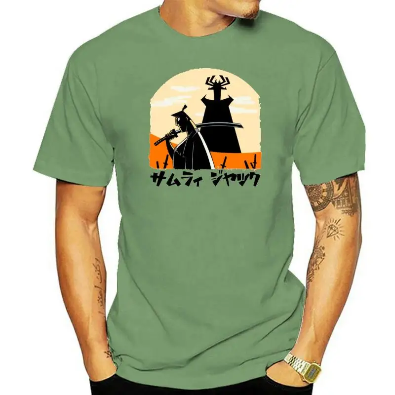 

Samurai Jack T-shirt For Men Plus Size 5XL Team Camiseta Men Cotton Tees Streetwear