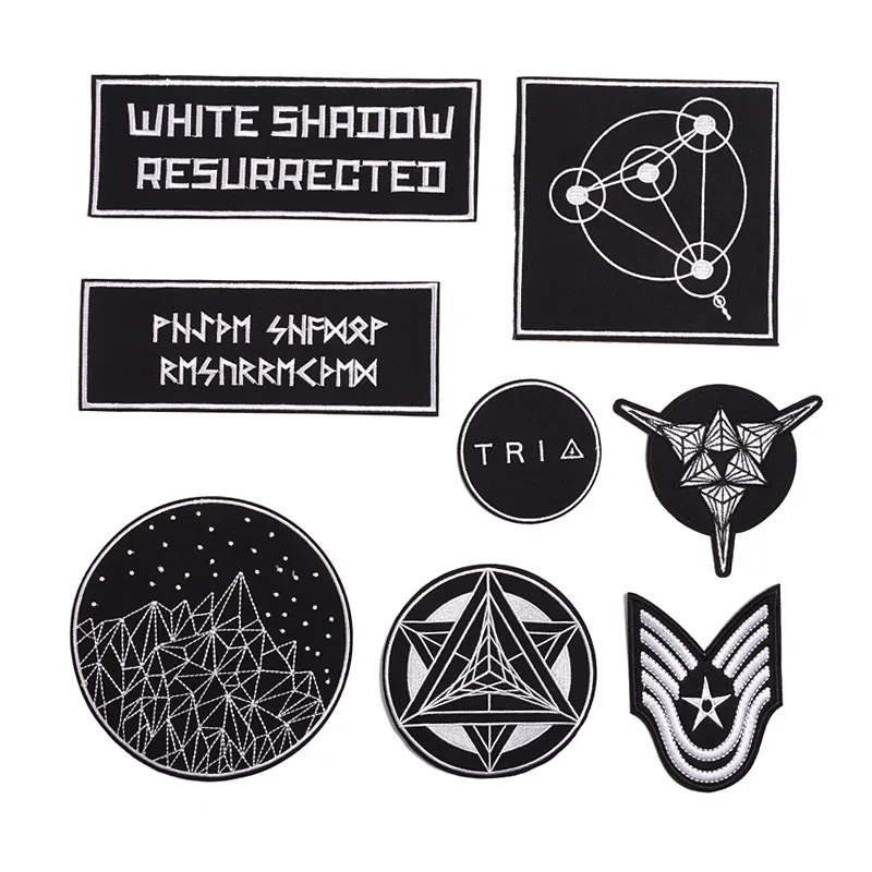 5 шт. знак ткань наклейки Прямая продажа с фабрики украшения одежды Патчи