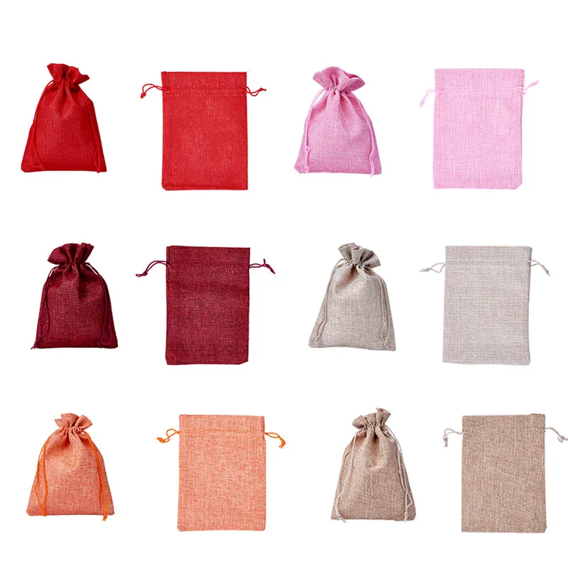 Мешочки на шнурке для упаковки ювелирных изделий мешочки смешанных цветов 30 шт. 14
