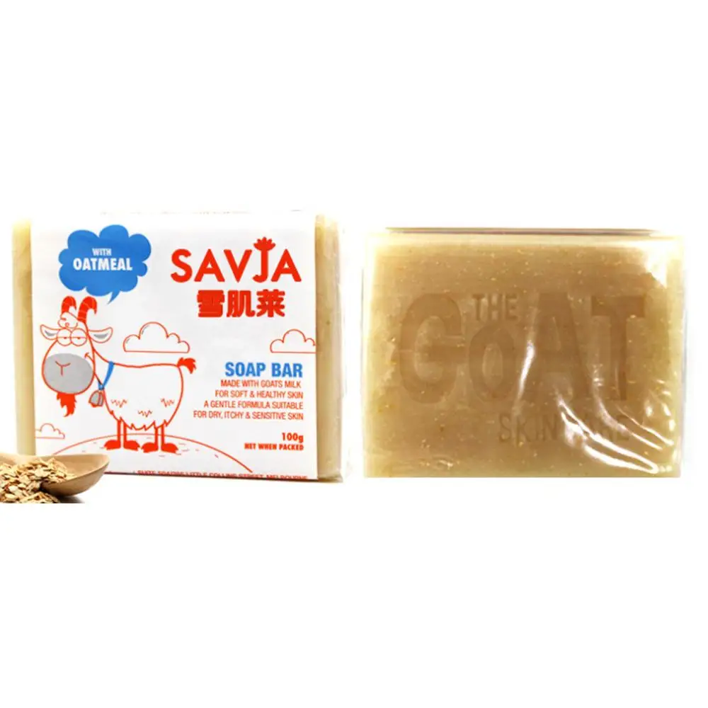 100 г мыло ручной работы с козьим молоком антиаллергические увлажняющие средства