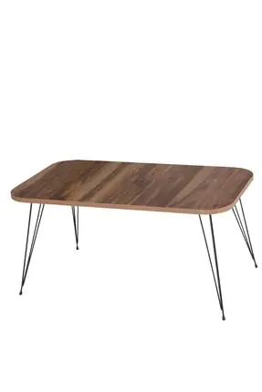 

Modern coffee table in the Middle Wire Foot Walnut Kr coffee tables table basse furniture living room table