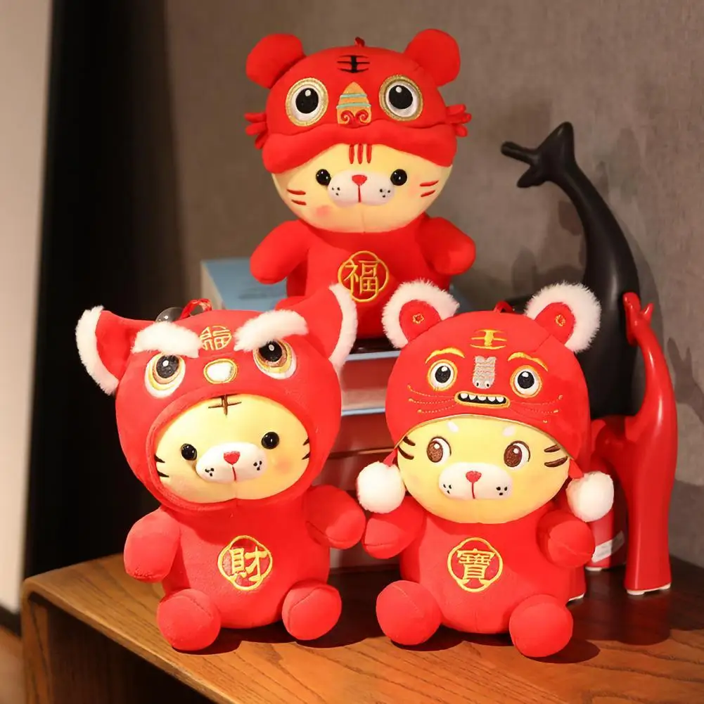 

Стильная моющаяся фигурка тигра с яркими выражениями кукла-Тигр, мягкая плюшевая игрушка для свадьбы, мягкая кукла, плюшевая кукла