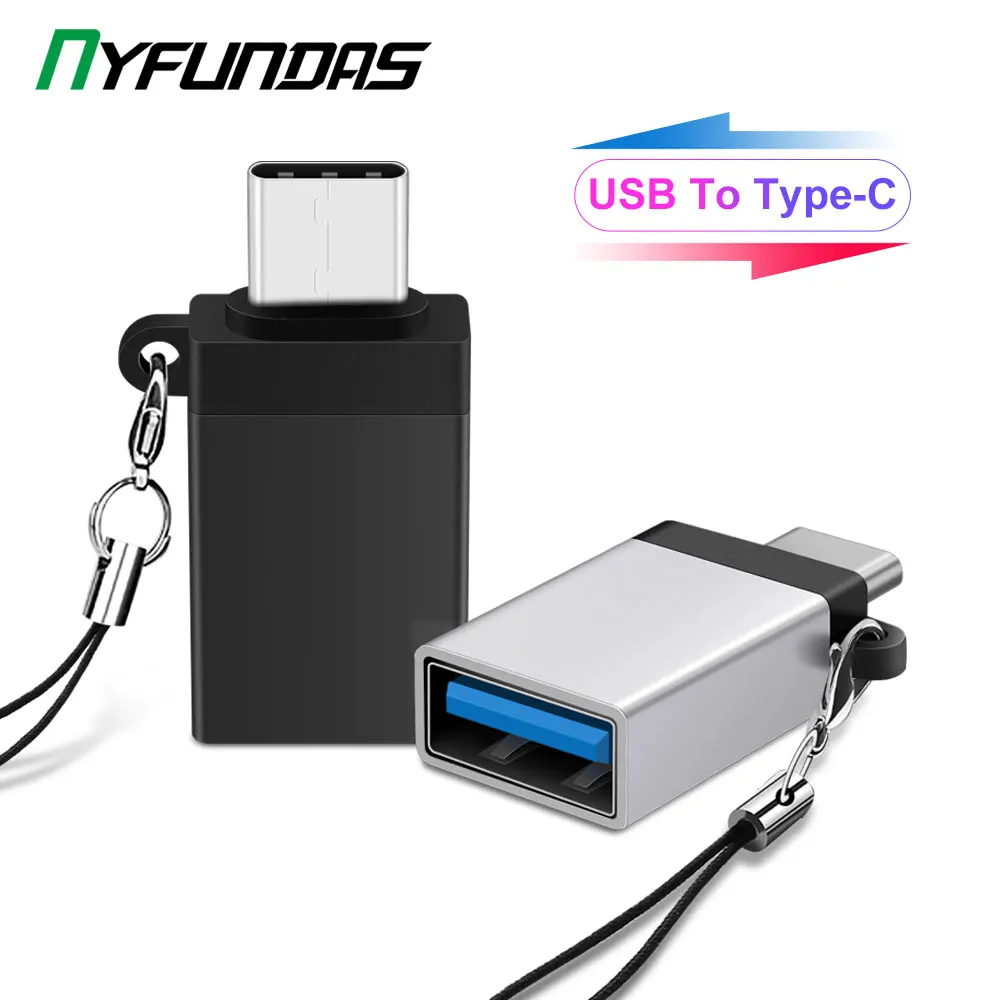 Адаптер Type C на USB OTG для Xiaomi Mi Huawei P20 P30 Samsung S10 Note 10 Plus A80 Oneplus 7 7T Macbook Pro 3 0 usbc